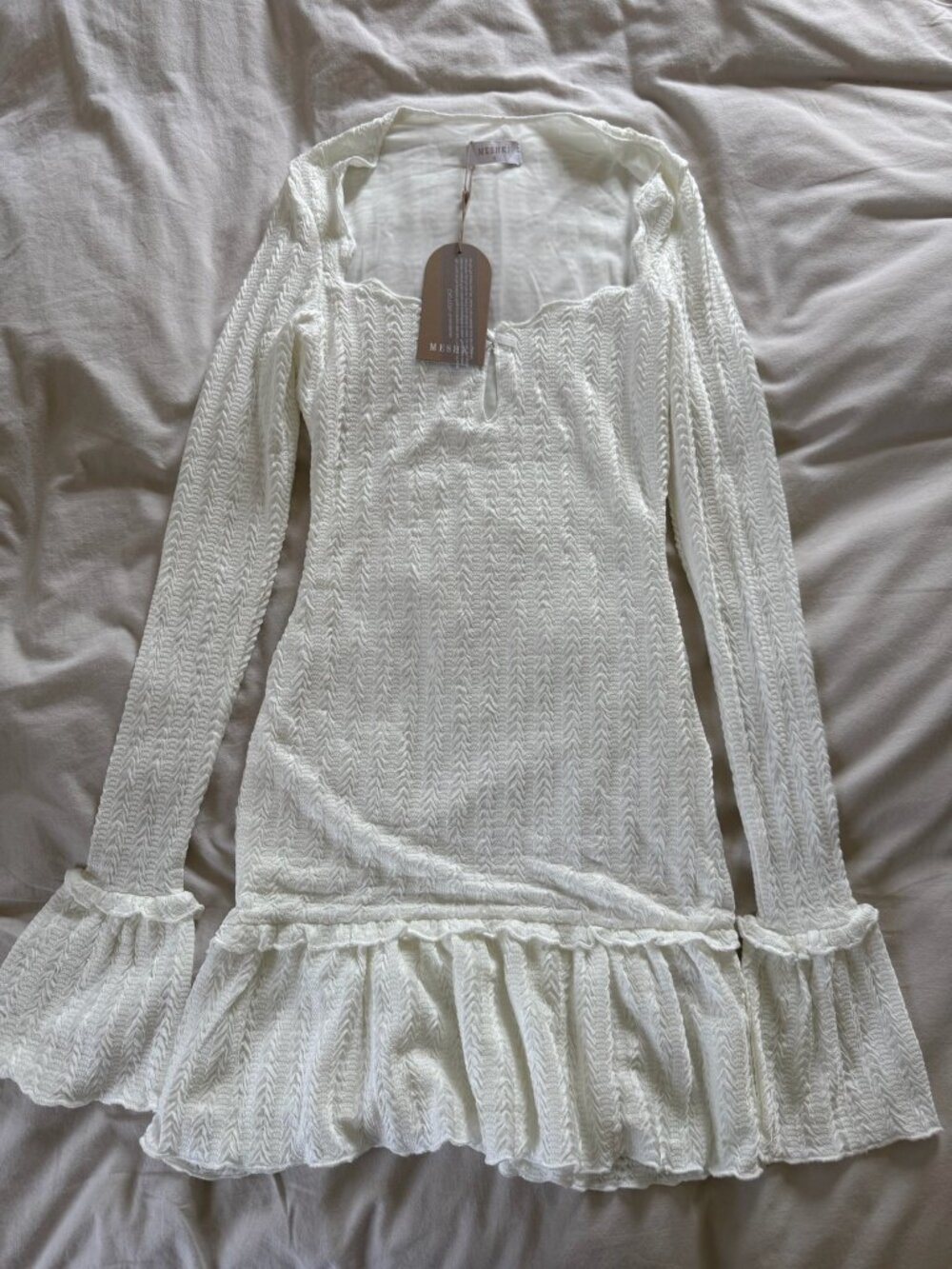 MESHKI KNITTED LONGSLEEVE DRESS
